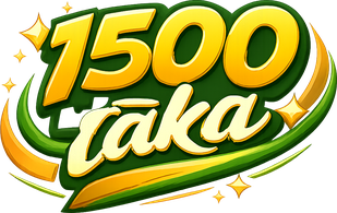 1500 taka বাংলা লোগো